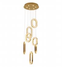  JP21C24BR - Chandelier  Gold